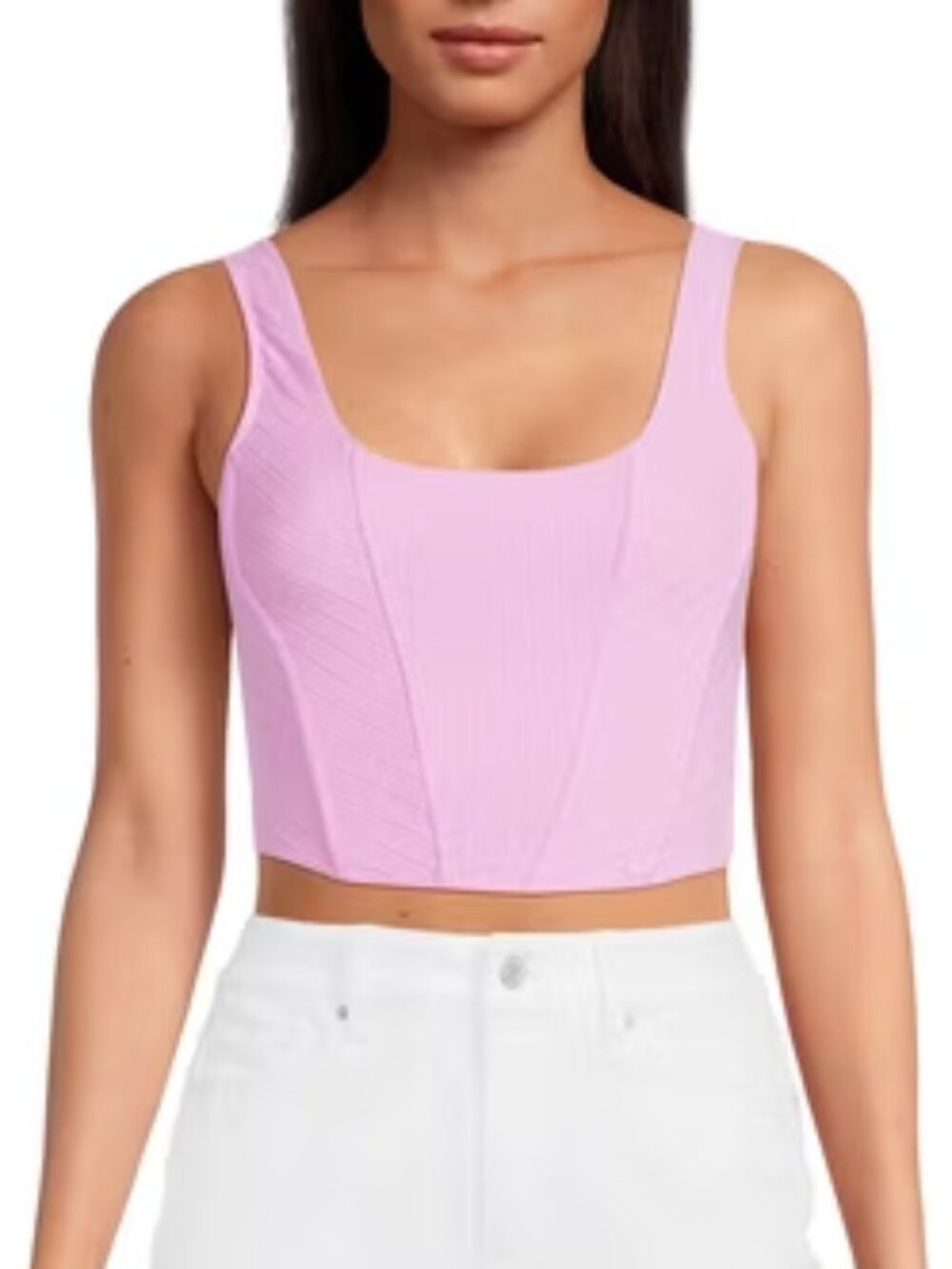 NWT No Boundaries Size XXL Pink Corset Tank Top